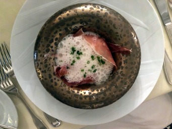Bouley at Home - ham and eggs